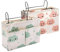 Rkllejs 2 Stück Bett Organizer, Bett Organizer Betttasche, Bett Organizer Zum Einhängen, Hängend Multifunktion Wolkenmuster Betttaschen mit Haken für Zeitschriften, Fernbedienungen, Zeitungen