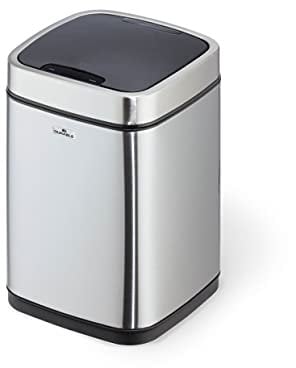Durable Sensor Abfalleimer NO TOUCH, mit Inneneimer, 6 Liter, silber, 342023