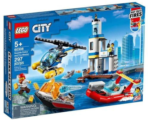 LEGO City Seaside and Fire Mission 60308