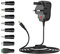 Zolt 12W Universal Power Adapter 3V 4.5V 5V 6V 7.5V 9V 12V Power Supply AC DC Adaptor for Household Electronics, 1A Max.