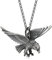 Xaana Herren-Anhänger Adler massiv inkl. Kette 55 cm 925er Sterlingsilber AMZ0515