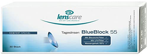BlueBlock 55 Tageslinsen, 5 Stück/BC 8.6 mm/DIA 14.2 mm / -1.25 Dioptrien