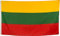 Bundes- und Länderflagge aus wetterfestem Material mit Metallösen, Outdoor Fahne & Flagge (Litauen) 150x90cm