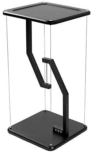 VIVO Anti-Gravity 12 inch Speaker Floor Stand, Floating Modern Speaker Holder, Audio Platform, Tensegrity Display Shelf for Home, 24 inches High, Black, STAND-TEN02B