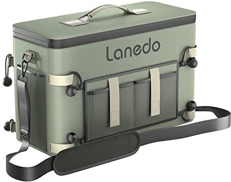 Kajak-Kühler hinter dem Sitz, wasserdicht, schwimmender Kühler, faltbare Kajak-Zubehör, Kühltasche mit abnehmbarem Bodenpolsterung, Schultergurt, Taschen, auslaufsicher, zum Angeln, Kajak, Wandern
