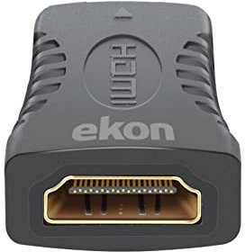 Ekon Adattatore HDMI Femmina Femmina, Adattatore Video, HDMI Adapter, adattatore HDMI per TV, Smart TV, Monitor, Wii, PS2, Laptop,PC