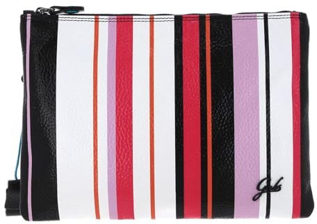 Gabs Beyonce TG ST. Multirighe + Ruga Bicolor Black Pochette M Toni Caldi + Nero + Fresia