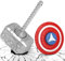 Mjolnir Fidget Spinner pour Enfants Adultes, Jouet gyroscopique du Bout des Doigts du Marteau de Thor, Porte-clés Transformable 2 en 1 en métal, Cadeau Cube Infini pour Anti-anxiété (Paquet de 2)