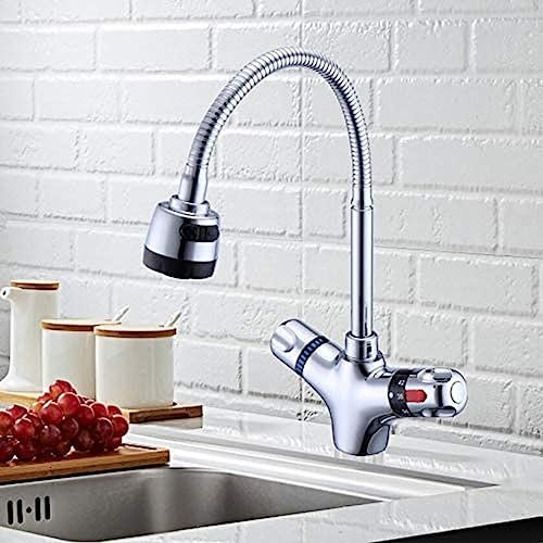 Robinet d'évier de cuisine Farmhouse Commercial, Robinets de cuisine thermostatiques, Mitigeurs, Robinets d'évier de lavabo, Mitigeur d'évier de salle de bain