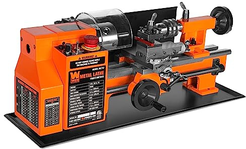 WEN 17,8 x 30,5 cm Tisch-Metalldrehmaschine, variable Geschwindigkeit, zwei Richtungen (ML712)