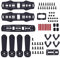 VGEBY 2Typen 250MM Quadcopter FPV Flugzeug Drohne Rahmen Kit RC Zubehör für QAV250 (Kohlefasermuster)