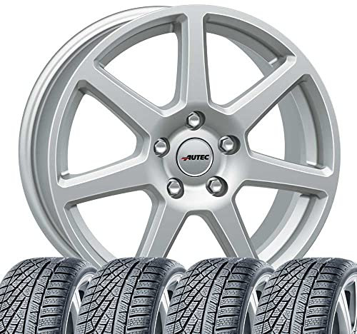 4 Winterräder Winterkompletträder Tallin 7x17 ET 40 5x112 Brillantsilber mit 225/45 R17 91H CON WinterContact TS 870 FR Evc
