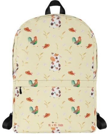 Mr. & Mrs. Panda Rucksack Kuh - Geschenk, Schulrucksack, Backpack, Daypack, Fahrradrucksack, Kühe, Wanderrucksack, Bauernhof, Milch, Trekkingrucksack, Hof, Träume