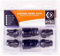 RYBO Set of 4 Black Alloy Wheel Locking Nuts, M12 x 1.5 (2 Locking Keys)