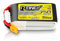 TATTU Batterie Lipo 4S 750 mAh 14,8 V 95C 4S1P avec fiche XT30 pour quadricoptère FPV Racing 100 180