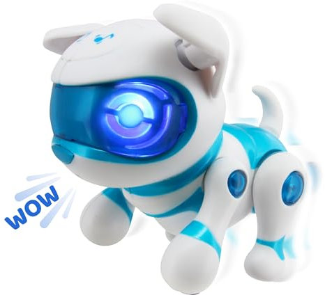 TAMAGOTCHI Teksta Newborn Mascota Robótica Interactiva Perro: Salta, anda y pide