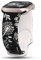 Wearlizer Floral Gravierte Kompatibel mit Apple Watch Armband 41mm 40mm 42mm 38mm Damen, Silikon Sport Blumenmuster Sportarmband für iWatch Strap Serie 10 9 8 7 6 5 4 3 2 1 SE