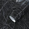 VIOPVERY Peel and Stick Wallpaper 90cmx500cm Black Marble Self Adhesive Thick Vinyl Wrap for Kitchen Worktop, Bedroom Furniture - Sticky Back Plastic Covering