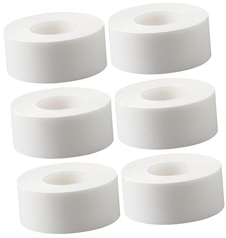 VALICLUD 6 Rollen Kragenaufkleber schweißpads Schweißabsorbierende Pads Kragenfleckenpolster Schweißband am Kragen Hemden Kostüm Hüte kleines Schweißpad tragbares Schweißfutter Manschette