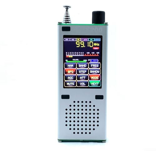 Full-Band Hi-Fi Radio FM SSB AM LSB USB LNA High Fidelity ATS100 ATS120 SI4732,Multiple ModeReception with 40mm Large Speaker