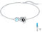 ROMANTICWORK Hundepfote Urne Armband für Asche 925 Sterling Silber Mondstein Asche Andenken Armbänder Asche Schmuck zum Befüllen Tierurnen für Hunde Schmuck für Damen