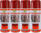 MORE FREE-Pintura Spray Antioxidante Burdeos 400 Ml para las Superficies de Metal, Hierro y Aluminio,Pack de 4 Unidad