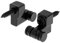 2Pcs Black Metal String Retainer Trees Roller Guitar Bass Accessories Parts