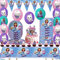 85 piatti per compleanno dei bambini, con tovaglia, striscioni, tovaglioli, piatti, decorazioni per torte, decorazioni di compleanno (Z)