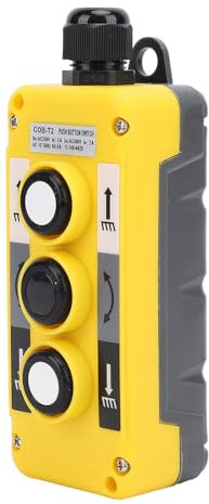 Kran-Druckknopfschalter, Regensicher, Elektrische Hebevorrichtung, Auf- und Ab-Steuerung, Industrieausrüstung, AC250V, 5A, 500V, 2A