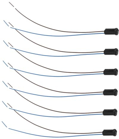 G4 Lampenfassung 220v mit Kabel, 6 Stück für Niedervolt