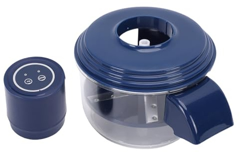 Riuulity Peladora de Uvas Eléctrica, Peladora de Frutas Automática Recargable para Uvas y Tomates con Cortador de Acero Inoxidable 304, Herramienta de Ajos USB, Pelado sin