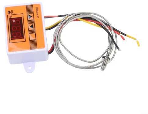 Intelligent Thermostat with Digital Display 0 to 450 Celsius for Heating Cooling Control 12V 24V 220V Compatible (24V)