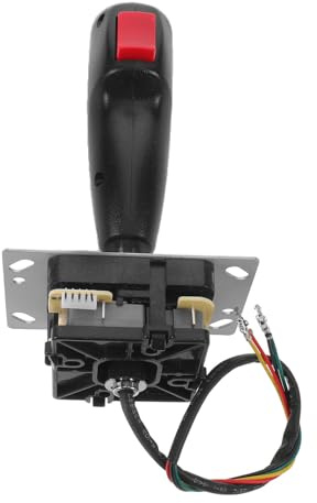 SWETRACE Joystick per Simulatori Aerei con Feedback Vibrazionale, Controllo Alta Precisione in Plastica e Metallo, Accessorio per Setup Arcade e Sale Giochi
