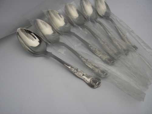 12 x Kings pattern teaspoons stainless steel