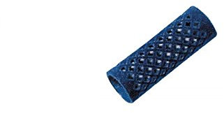 Comair 3012170 Metallwickler, 12 stück, lang 21mm, blau