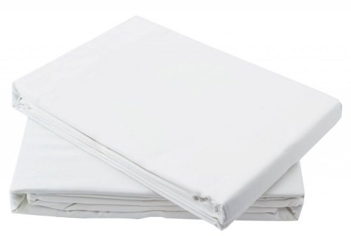 Egyptian Cotton 200 Thread Count Fitted Sheet - White - Kingsize