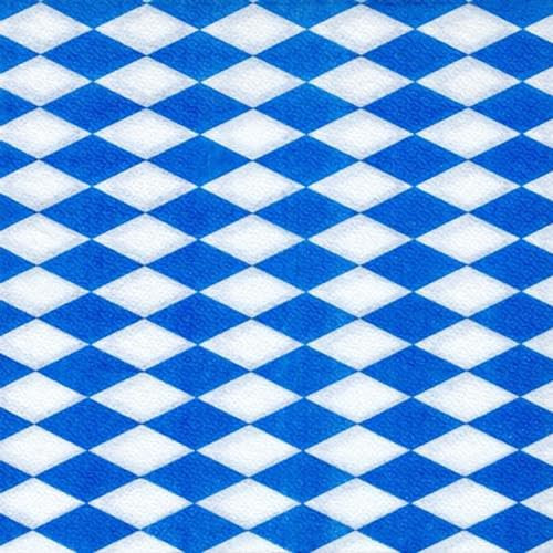 PAPSTAR 11121 1-Karton 36 x 100 Servietten, 1-lagig 1/4-Falz 33 x 33 cm Bayerisch Blau