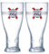 Kronenbourg 1664 Pint Glasses CE 568ml/20oz (Set of 2) by Kronenbourg 1664