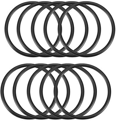 sourcing map 10St Metrische Nitrilkautschuk O-Ringe Dichtung 51mm AD 45mm ID 3mm Breite