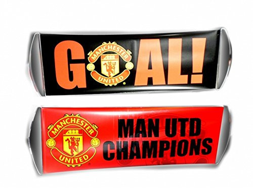 Manchester United Man U Crest Rolling Banner Football Fanbana Goal Red Official Product