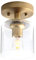 Yosoan klar Glas Vintage Look Deckenleuchte Pendelleuchte Hängeleuchte Vintage Industrie Loft-Pendelleuchte Hängelampen Hängeleuchte (antike Farbe)