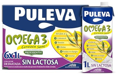 Puleva Omega 3 Proessentia® Sin Lactosa brik 1L - Caja 6 litros