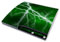 Skins4u Aufkleber Design Schutzfolie Vinyl Skin kompatibel mit Sony PS3 Playstation 3 Slim Konsole Apocalypse Green