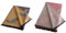 UK_Stone Damen Fuchs Pattern Schal Halstuch Gross Poncho mit Quaste (Blau+Pink)