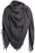 Superora Alleza Echarpe Foulard Châle à Carré Coton Femme pour Automne Hiver,140cmx140cm,Brun Fonce