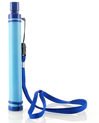 Filtro de agua portátil camping al aire libre paja Gear purificador tubo aspiración senderismo herramienta de supervivencia supervivencia emergencia