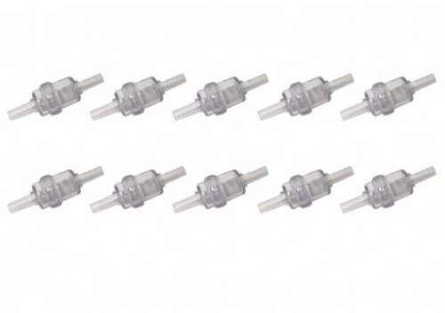10x Benzinfilter Kraftstofffilter 6mm Transparent passend für Simson S50 S51 S60 S70, Zündapp C CS GTS, Hercules Prima 2 3 4 S Optima, Kreidler Florett Flory, Puch Maxi Monza Mofa Moped Mokick Roller