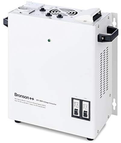 Bronson++ WTI 3000 110 Volt USA Transformer Step Up Down Voltage Converter 3000 Watt - In: 110V or 220V / Out: 110V and 220V - Bronson 3000W