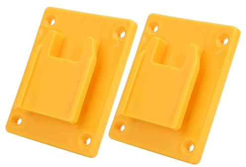 Elektrowerkzeugbefestigungshalterung Fester Elektrowerkzeughalter,für M18 18V/20V Bohrmaschine Schwarz/Rot/Gelb,Hardware-Teile(yellow)