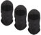 Possbay 3pcs Dunkelgrau Cool Balaclava Sturmmaske Sturmhaube Winddichte Motorradmaske für Outdoor Sport Winter Sommer Fahrrad Motorrad Fahren Urlaub